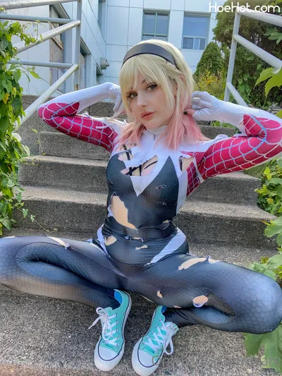 RiCare - Spidergwen nude cosplay leaked 369775