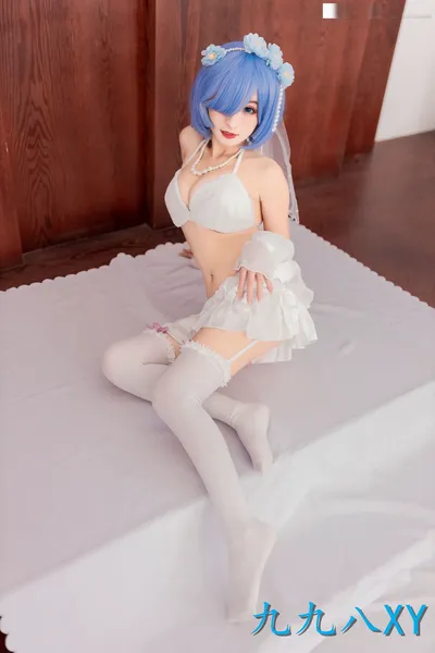 九九八吖 - 蕾姆花嫁 nude cosplay leaked 22797