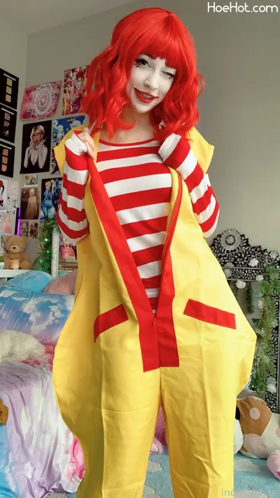 Indigo White - Ronald McDonald nude cosplay leaked 259532