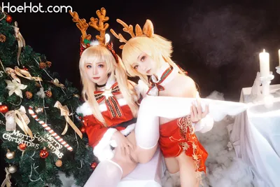 爆机少女喵小吉&amp;花音栗子 - 原神圣诞特辑 nude cosplay leaked 348935