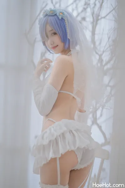 [木绵绵OwO] 蕾姆婚纱 nude cosplay leaked 128290