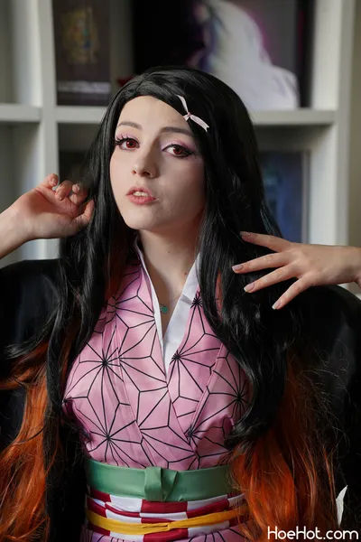 Olyashaa - Nezuko nude cosplay leaked 301753