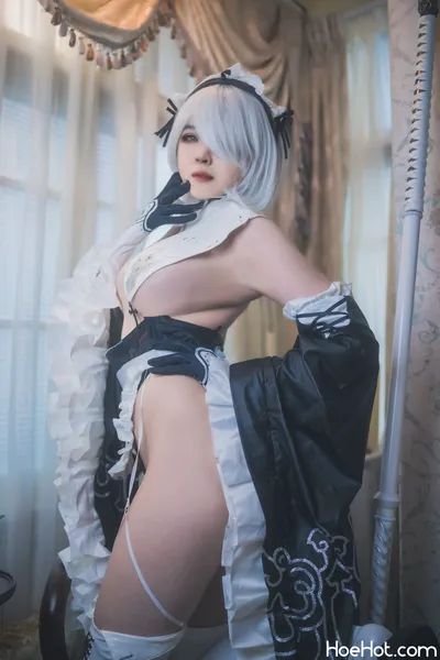 Hatori Sama - 2B Maid nude cosplay leaked 303138