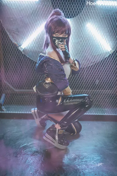 Yuna (유나) - Akali K/DA nude cosplay leaked 349050