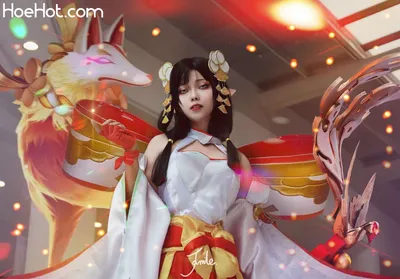 Arena of Valor Cosplay Fox Shrine Maiden Tel&#039;Annas nude cosplay leaked 217251