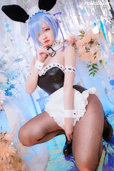 Arty Huang REM bunny suit ver. (Re:Zero) nude cosplay leaked 603345