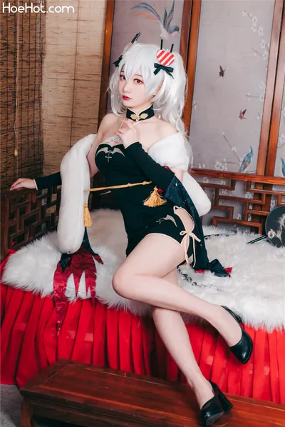 桃墨 - 吸血鬼旗袍 nude cosplay leaked 424346