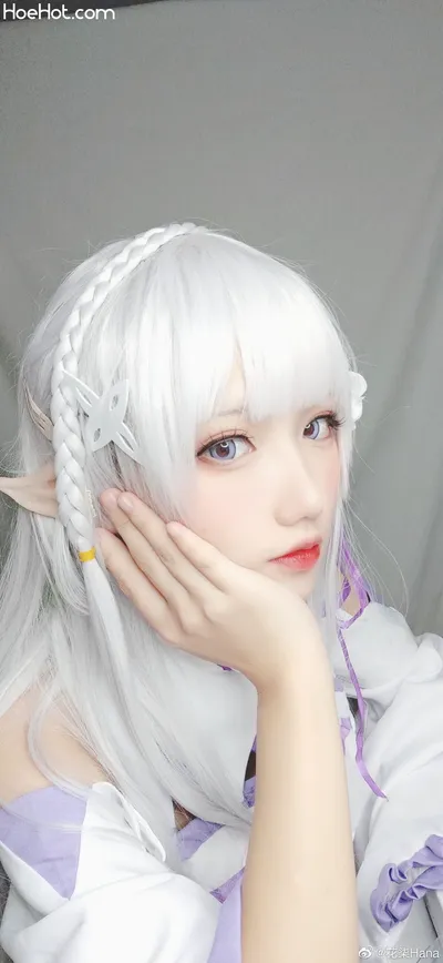 [花柒Hana] D.va同人魔法少女 | 艾米莉亚 nude cosplay leaked 430422