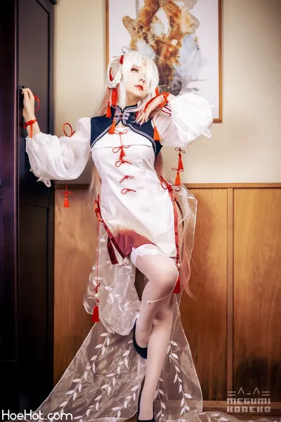 Megumi Koneko - Shiranui Qipao nude cosplay leaked 378873