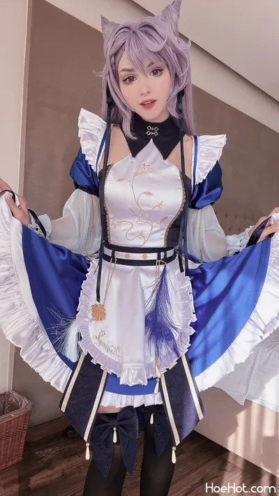 Shirogane-Sama - Keqing Maid nude cosplay leaked 315286