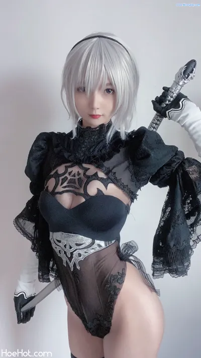 51酱 - NO.02 2B黑婚纱 2B Black Bride nude cosplay leaked 527568