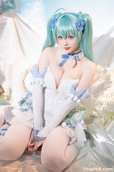 星之迟迟 初音未来粉蝶花精灵 Small nude cosplay leaked 31516