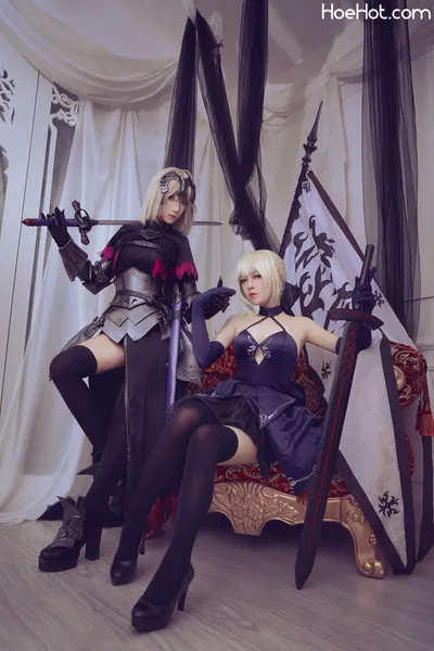 [BANBANKO &amp; sophia-kotokoyo] Altria Pendragon Alter &amp; Jeanne d&#039;Arc Alter nude cosplay leaked 433758