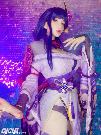 Oichi -  Raiden Shogun nude cosplay leaked 518461