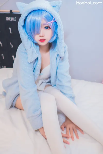 [Cosplay] 猫君君MaoJun 雷姆猫耳睡衣 nude cosplay leaked 135965