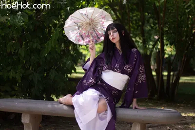 Himeecosplay - Tomie kimono nude cosplay leaked 585297