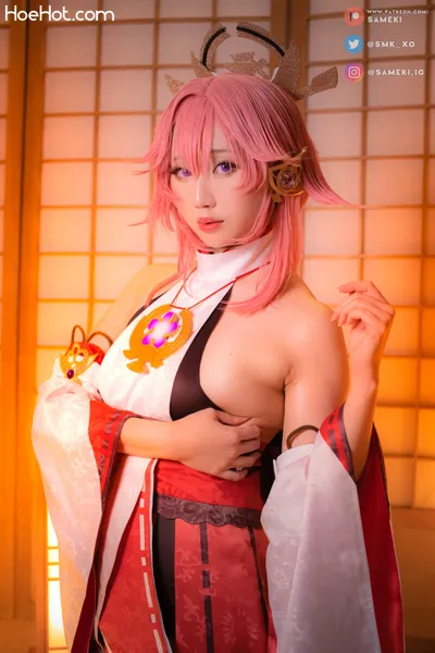 Sameki - Yae Miko nude cosplay leaked 301624