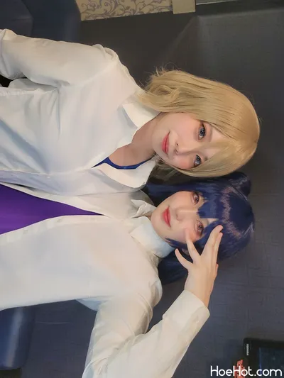 [Shuran Nyama] ラブライ〇渡〇曜ちゃんの競泳水着！善子との百合も♡♡ nude cosplay leaked 472195