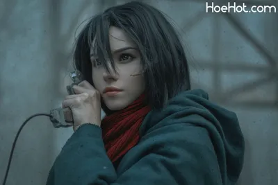 Shirogane-sama - Mikasa Ackerman nude cosplay leaked 505084