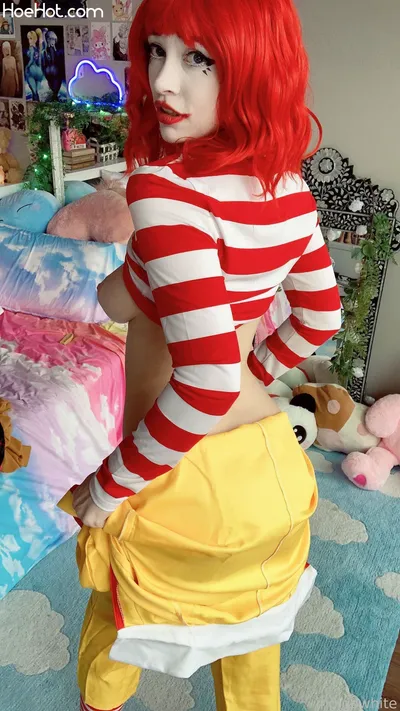 Indigo White - Ronald McDonald nude cosplay leaked 259541