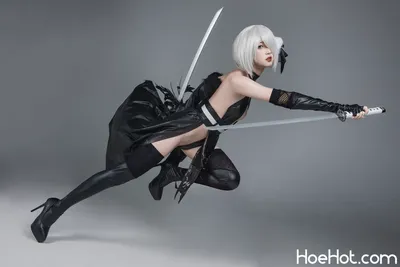 瓦斯塔亚小龙虾 - 2B Ninja nude cosplay leaked 334817