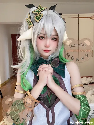 桃谷若姬子 - 纳西妲 nude cosplay leaked 380220