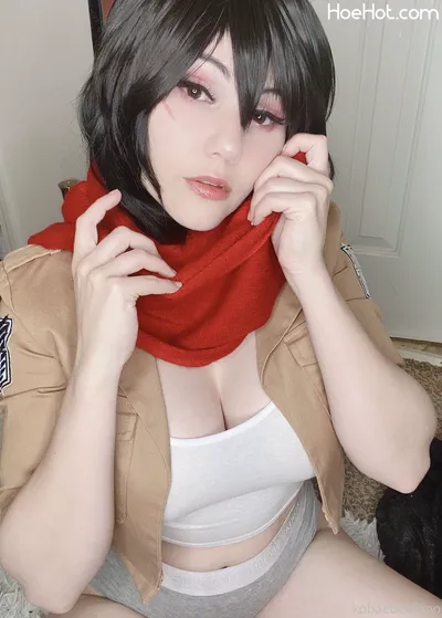 Kobaebeefboo - Mikasa nude cosplay leaked 456666