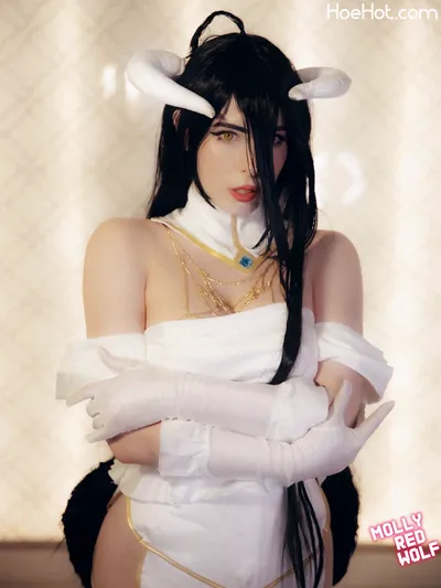 MollyRedWolf Albedo cosplay nude cosplay leaked 253242