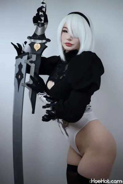 Lynie - 2B nude cosplay leaked 138977