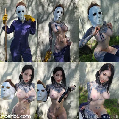 Razor Candi - Michael Myers nude cosplay leaked 144867