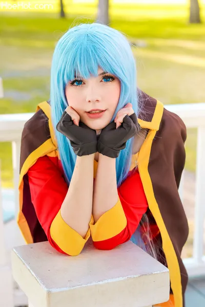 Meggii Kohai - Aqua-Megumin nude cosplay leaked 592701