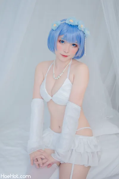 Lightcos - Wedding Dress Rem nude cosplay leaked 324967