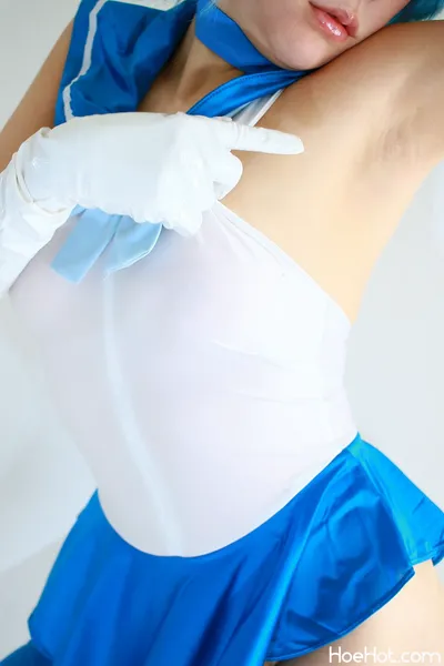 [林檎蜜紀] エッチな懐コス💙ぴたぴたレオタードのえっち版セーラー戦士💙マーキュリー編 nude cosplay leaked 541508