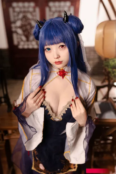 [花铃] Azur Lane - Ibuki nude cosplay leaked 18815