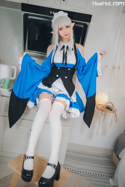 [贝儿酱Miki] NO.03 艾米莉亚女仆 Emilia Maid nude cosplay leaked 471731