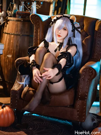 仙女月 万圣节 雅努斯  AZUR LANE nude cosplay leaked 124492