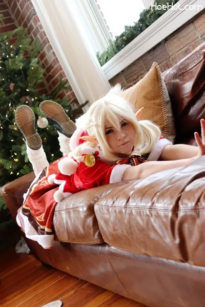 Melondoki - Klee xmas nude cosplay leaked 279985