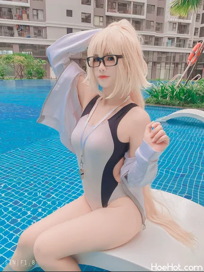 Pyoncos - Jeanne d’Arc Swiming nude cosplay leaked 87914