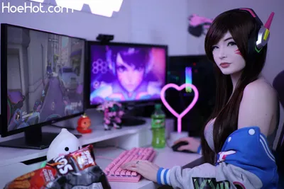 Lynie - D.Va nude cosplay leaked 61633