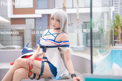 瓜希酱 - Skadi Waverider (Arknights) nude cosplay leaked 325987