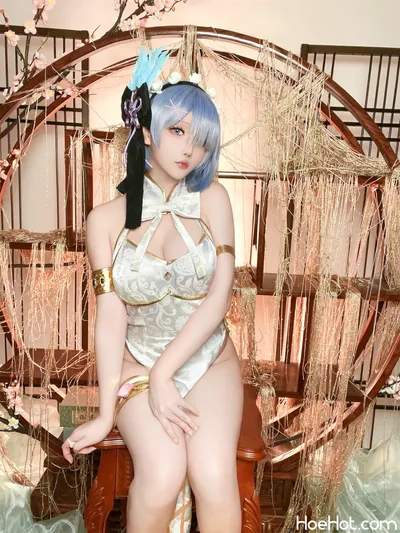 星之迟迟 - 蕾姆旗袍 small nude cosplay leaked 47780