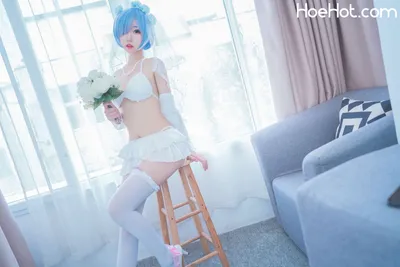 猫君君MaoJun 蕾姆内衣花嫁 nude cosplay leaked 136129