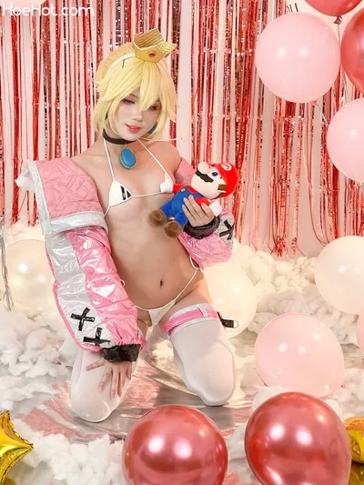 PoppaChan - Peach nude cosplay leaked 118460