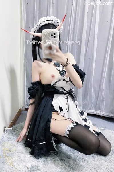 小青茗 能代女仆 nude cosplay leaked 378233