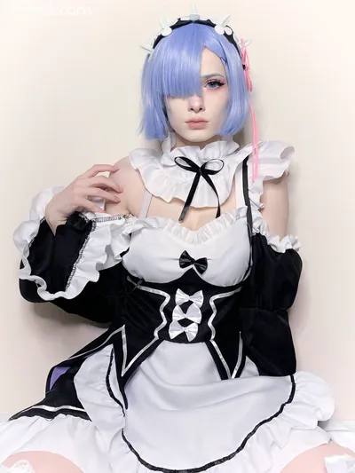 Bunni Lynn - Rem Maid nude cosplay leaked 323708