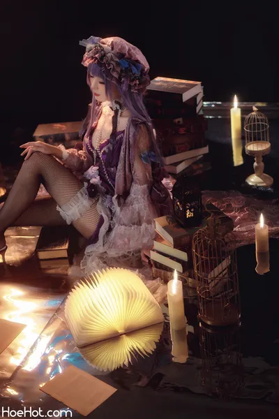 Miyinyin - Patchouli Knowledge nude cosplay leaked 386274