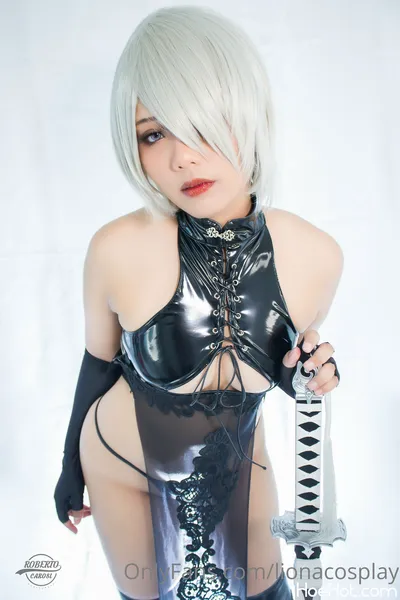 Liona - 2B nude cosplay leaked 396221