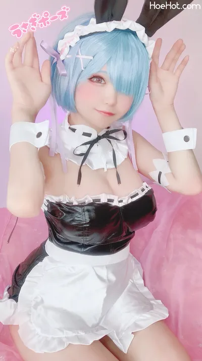 [°ʚ魔王てゃんɞ°] Rem Bunny Girl nude cosplay leaked 471644