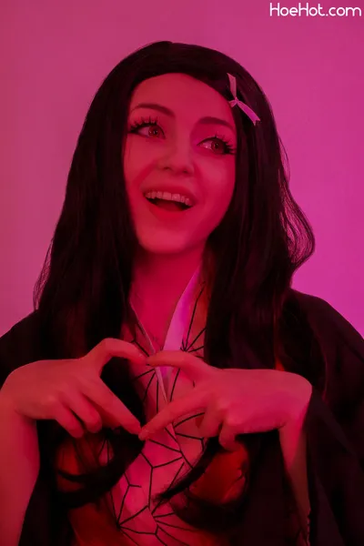 Olyashaa - Nezuko nude cosplay leaked 301764