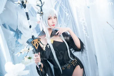 [Misaki_源纱希] 喵喵喵明日方舟cos闪灵、刀剑神域亚丝娜和黑贞德 nude cosplay leaked 479835